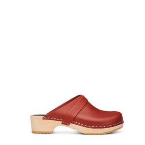 Swedish Hasbeens Leather Mules